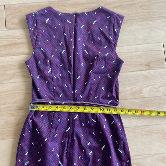 Gazel Italian brand dress size 40Eu, purple, navy and white - Picture 10 of 12